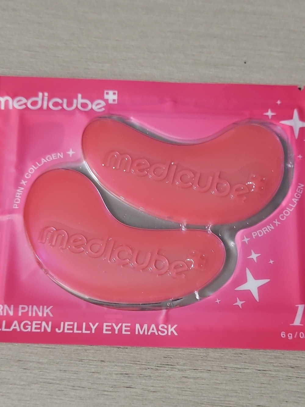 Medicube Pink Collagen Jelly Eye Mask - Hydrating Under-Eye Patch